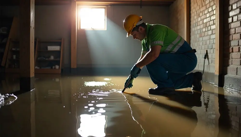 Professional water damage restoration services in Westport, IN